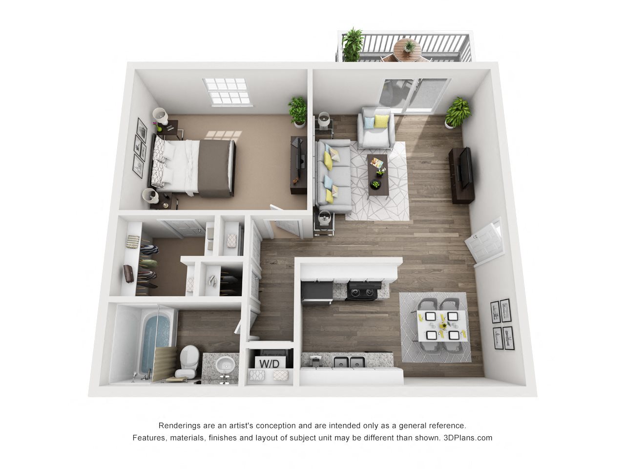 1 Bedroom 1 Bath - 722 Square Feet at Latitude at Riverchase, Hoover